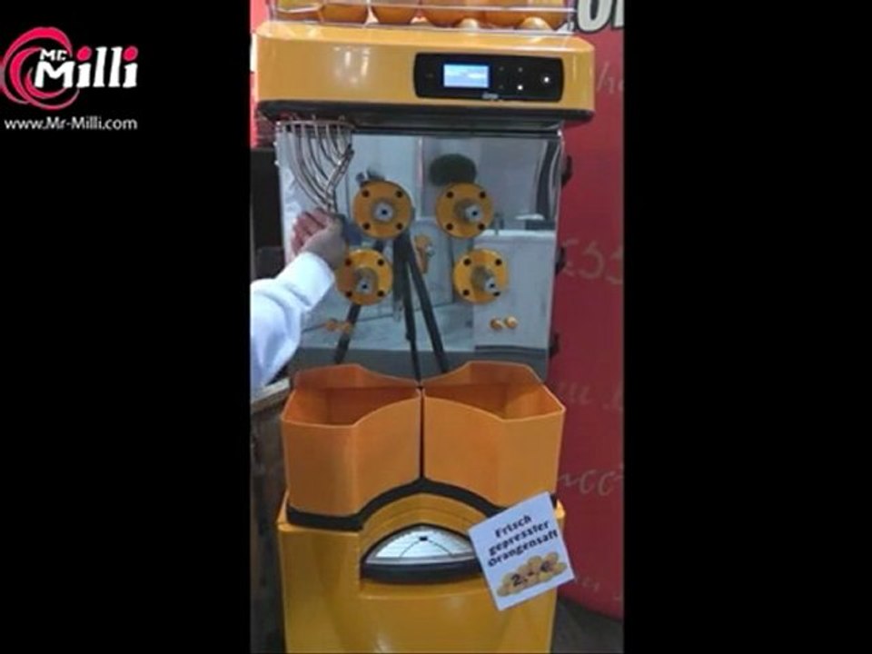 Orange nsaft maschine