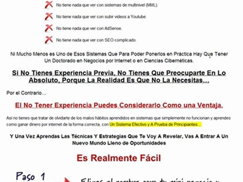 El Sistema Mas Completo Para Ganar Dinero