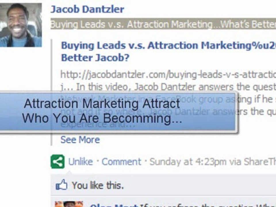 Buying Leads v.s. Attraction Marketing Facebook Question