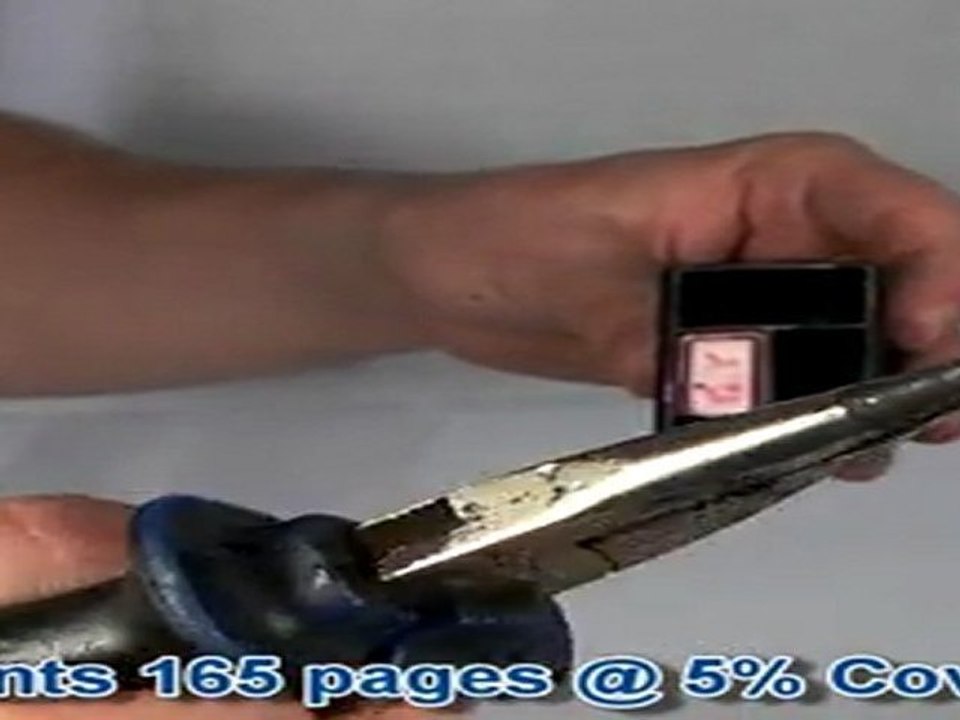 Inside HP 300 Colour Ink Cartridge