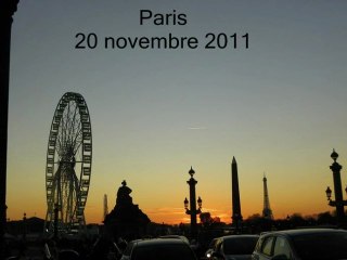 Coucher de Soleil Eiffel Tower Paris Romantique