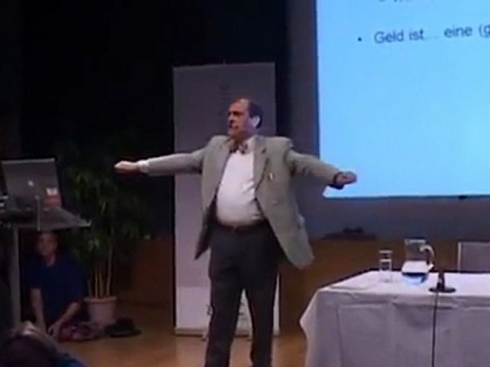 Verzinstes GELDSYSTEM absurd – Geld aus Luft: Vortrag Prof. Franz HÖRMANN (Teil 5) Euro-Krise 2011 Finanzkrise Schuldenkrise Geldschöpfung aus Schulden Inflation 2012 Börsenmagazin Börsenbrief Anlegermagazin Inflationsschutz-Brief Fiat-Money-System