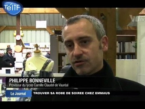 Trouver sa robe de soirée chez Emmaüs (Bernes-sur-Oise)