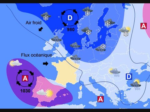 Météo 8 décembre 2011: Nouvelle carte d'analyse, prévisions du week-end