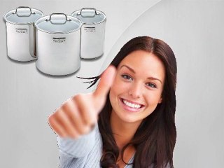 All-Clad 3-Piece Canister Storage Set
