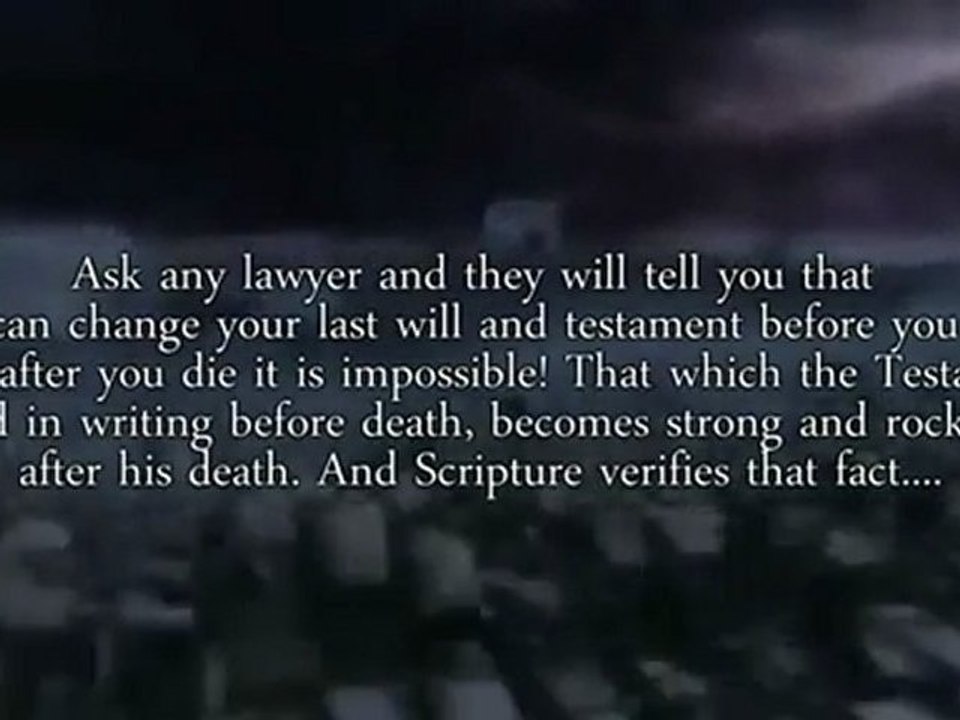 AFTER JESUS DIED THE COVENANT WAS CHANGED?