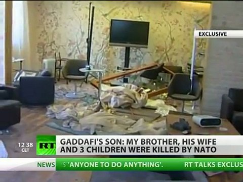 Hijo de Gadafi Libia como McDonald 's de la OTAN - la guerra más rápido que la comida rápida - YouTube