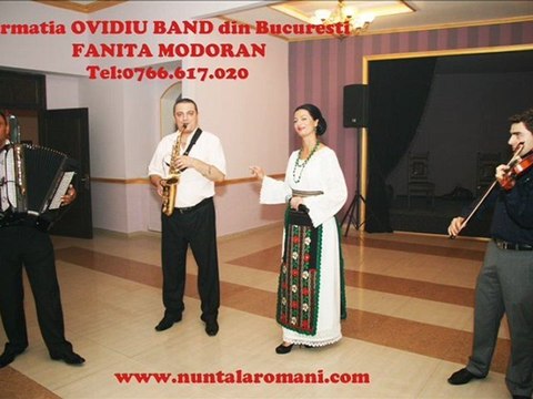 Formatia OVIDIU BAND & FANITA MODORAN - Eu beau vinu cu borcanu
