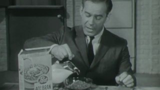 Vintage TV AD: Harry Morgan in 40% Bran Flakes Cereal, 1950s