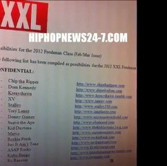 XXL FRESHMAN 2012 CLASS LIST! - HIPHOPNEWS24-7.COM