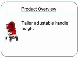 The First Years Indigo Stroller, Retro Red