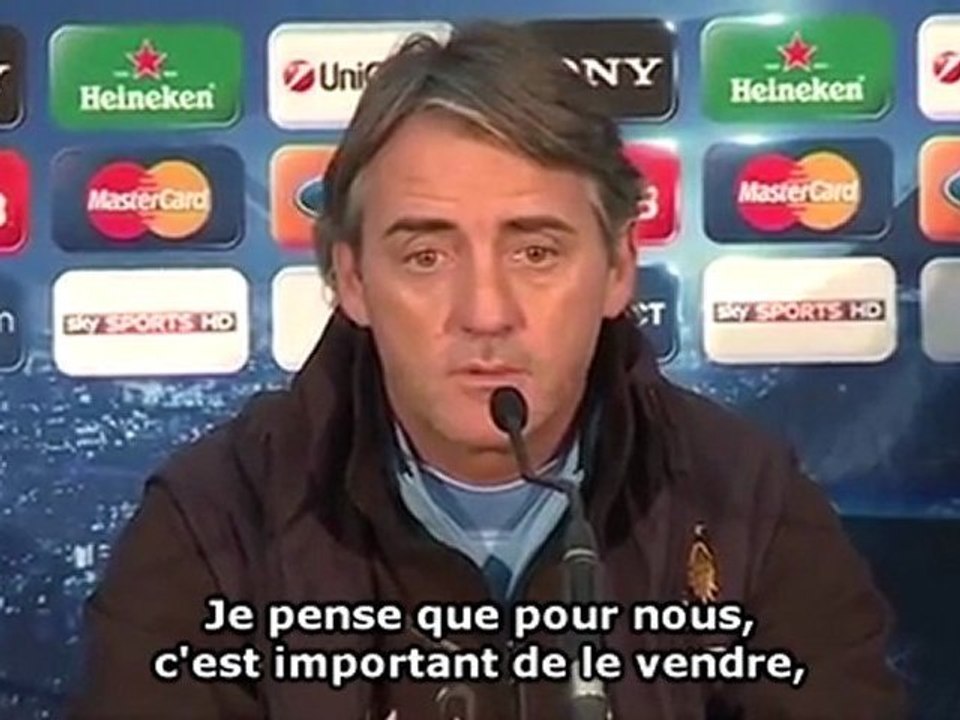 Mancini : "Important de vendre Tévez"