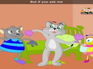 A Cat & A Mouse & A Bumble Bee with Lyrics - Nursery Rhyme‬