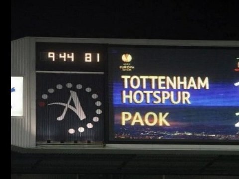 Tottenham Hotspurs-PAOK 1-2 Invasion To London