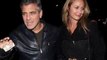 George Clooney and Stacy Keibler Have a Dinner Date