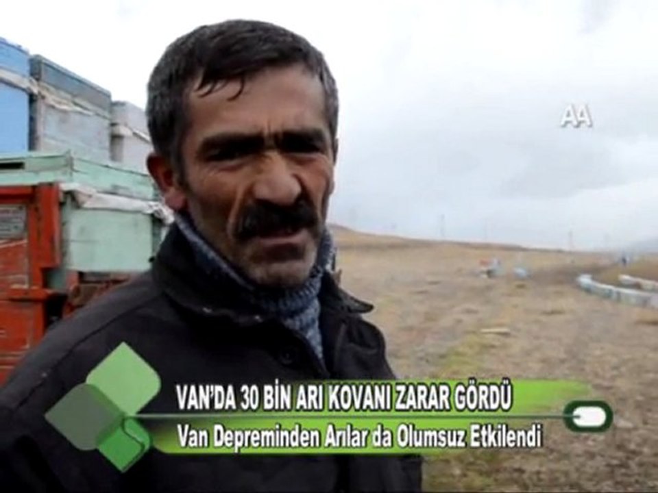 VAN’DA 30 BİN ARI KOVANI ZARAR GÖRDÜ 02.12.2011