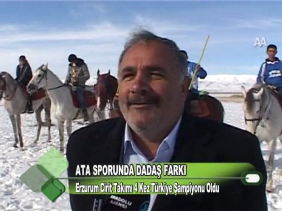 Erzurum cirit takımı 4 kez türkiye şampiyonu oldu