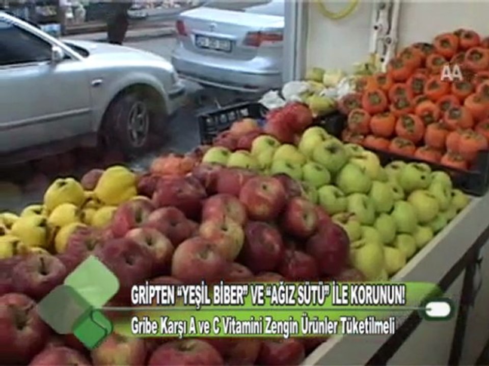 GRİPTEN “YEŞİL BİBER” VE “AĞIZ SÜTÜ” İLE KORUNUN! 05.12.2011