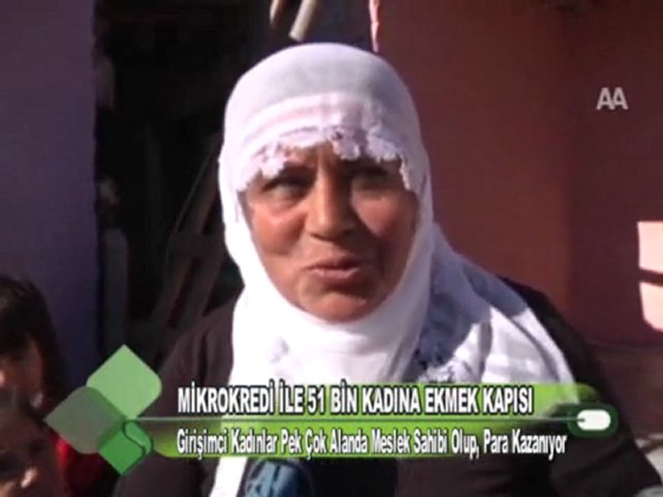 Mikrokredi ile 51 bin kadına ekmek kapısı