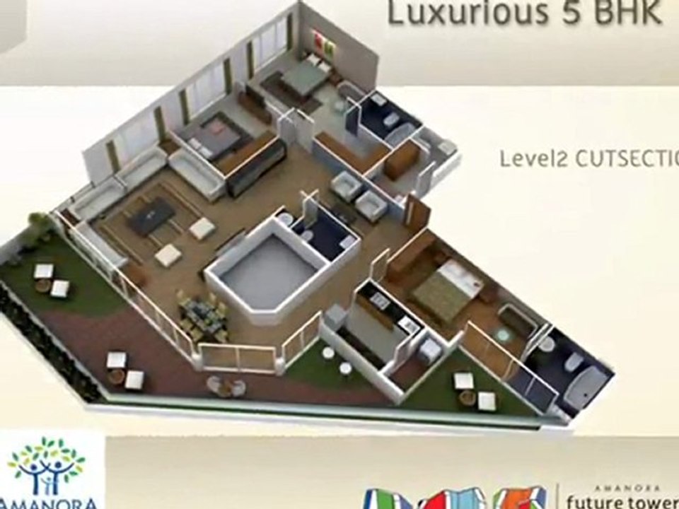 Amanora Future Towers Flats in Pune - Spacious and Lavish Flats in Hadapsar