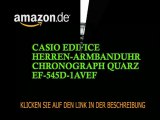 Casio Edifice Herren-Armbanduhr Chronograph Quarz EF-545D-1AVEF