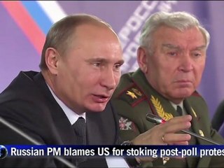 Putin accuses US of stoking election unrest