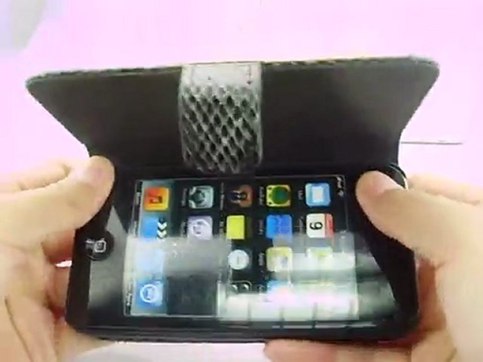 Snake Skin Designed iPhone 4S Flip Leather Wallets