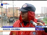 Fuertes lluvias en Bogotá provocan desbordamientos y afectan a más de 2.200 familias