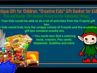 Unique Gift for Children: "Creative Kids" Gift Basket for Kids