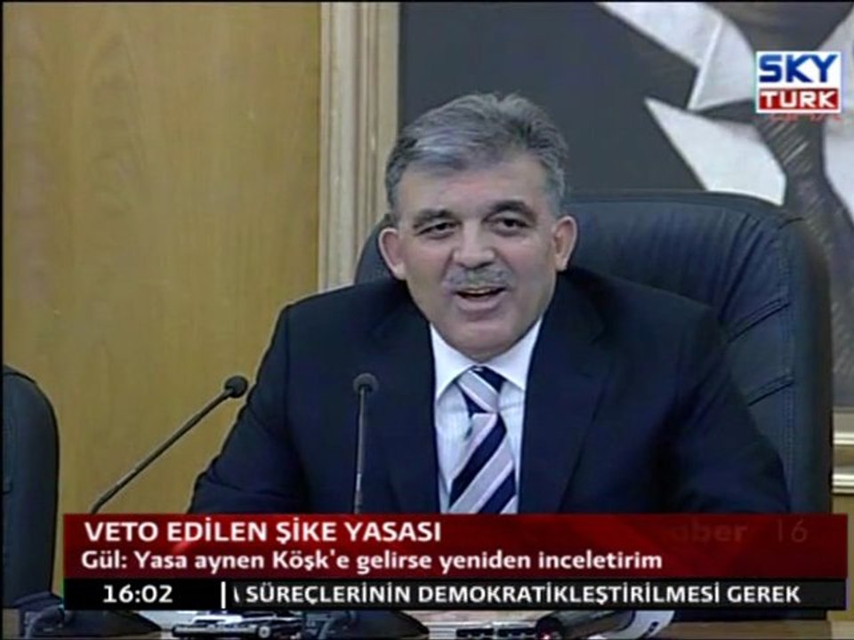 Gül'den Şike Yasası Hakkında Açıklama