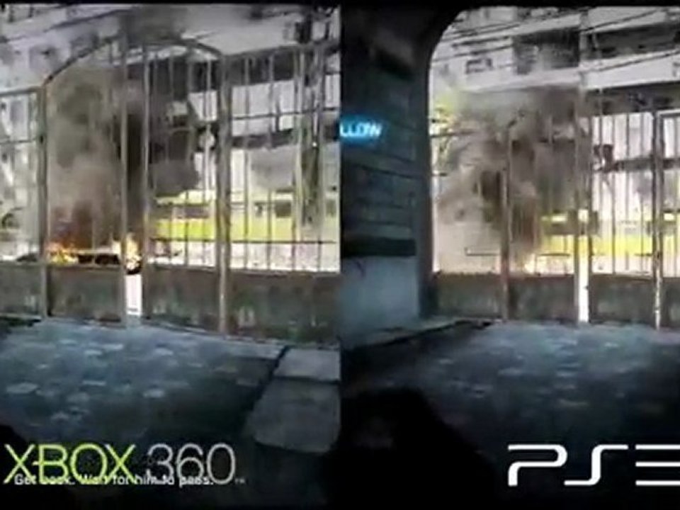 Battlefield 3 gameplay PS3 vs Xbox comparison