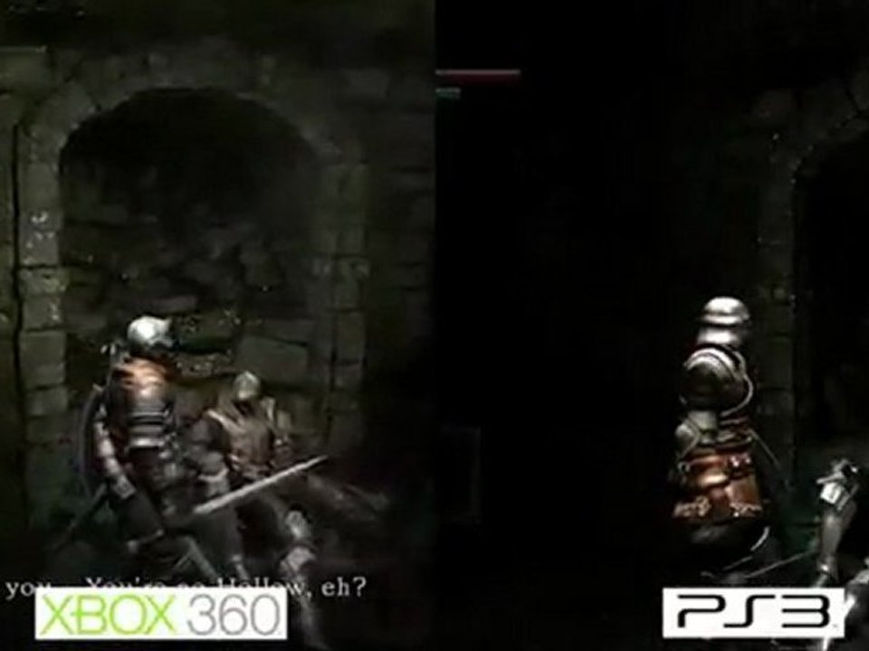 Dark Souls PS3 vs 360 comparison