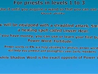 How To Play a Priest in WoW - Leveling a Priest