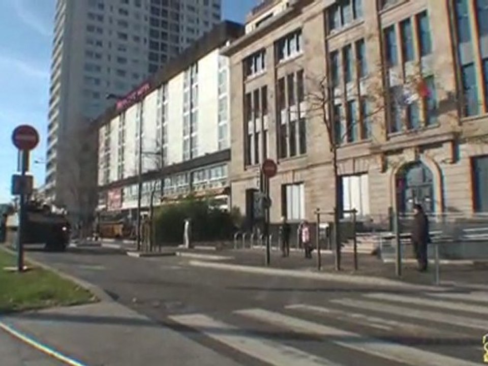 Véhicule blindé de combat d'infanterie (VBCI) à Mulhouse