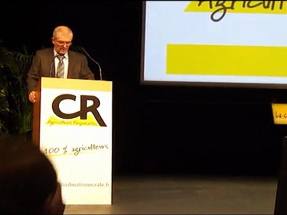 Bernard Lannes évoque la contractualisation [Congrès de la CR 2011 - partie 2]