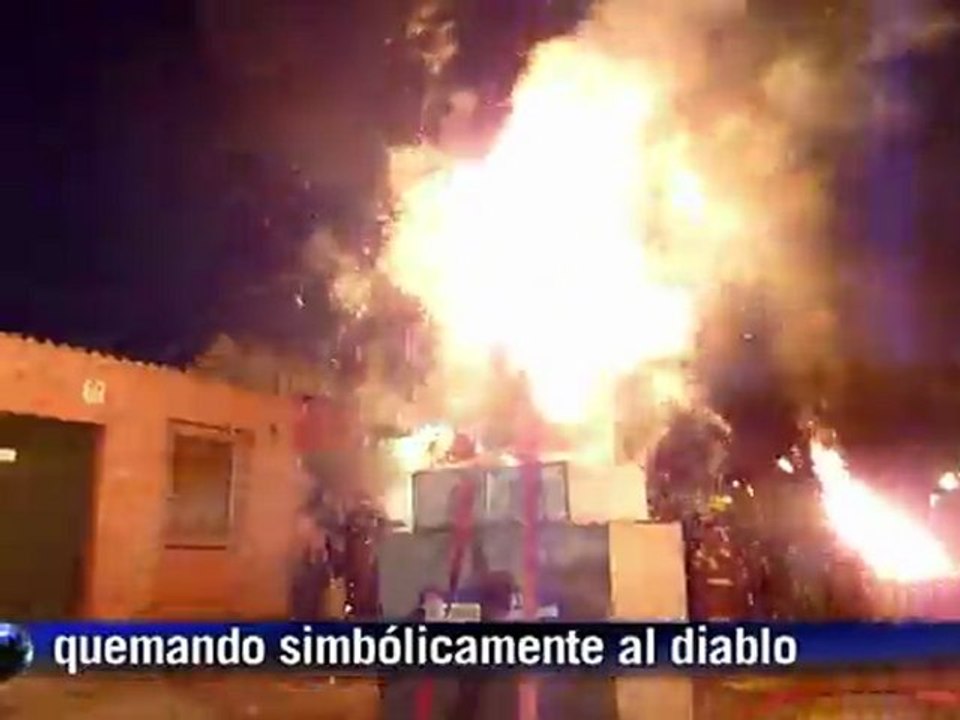 Quema del Diablo en Guatemala