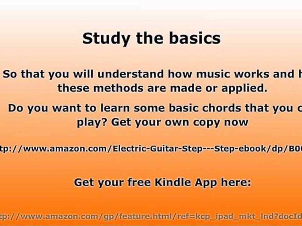How To Play Electric Guitar - Guitar Lesson