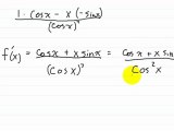 Calculus Derivatives Trig Functions part 3