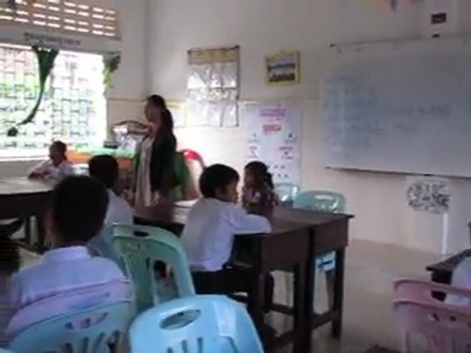 vendredi matin, avec les enfants de la classe A.F.S.