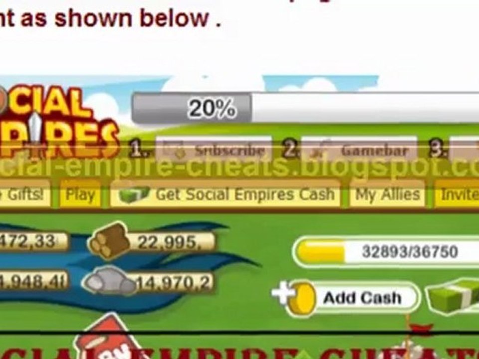 Social Empires Gold and Cash Hack 2011 !