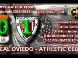 1/16 Copa (ida): Real Oviedo 0 - Athletic 1 (8/12/2011