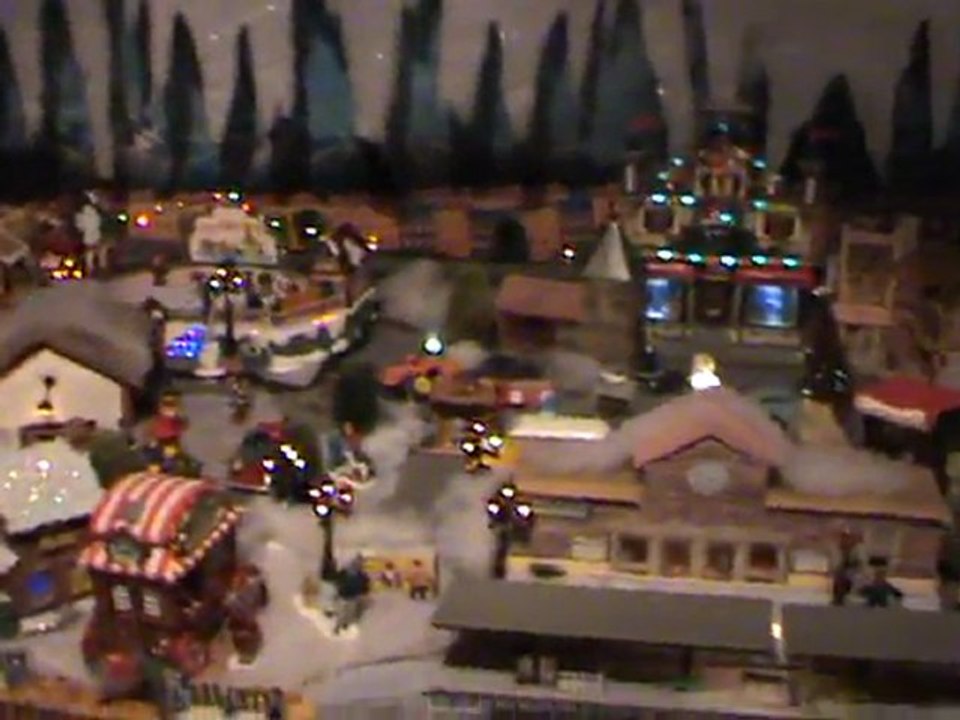 petite vidéo de mon village de noel