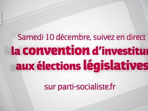 Suivez en direct la convention d'investiture aux élections législatives