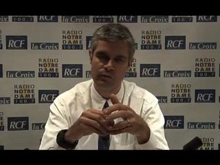 Laurent Wauquiez - Face aux Chrétiens du 09-12-2011