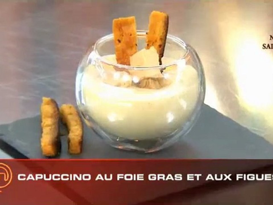 Capuccino au Foie Gras et aux Figues