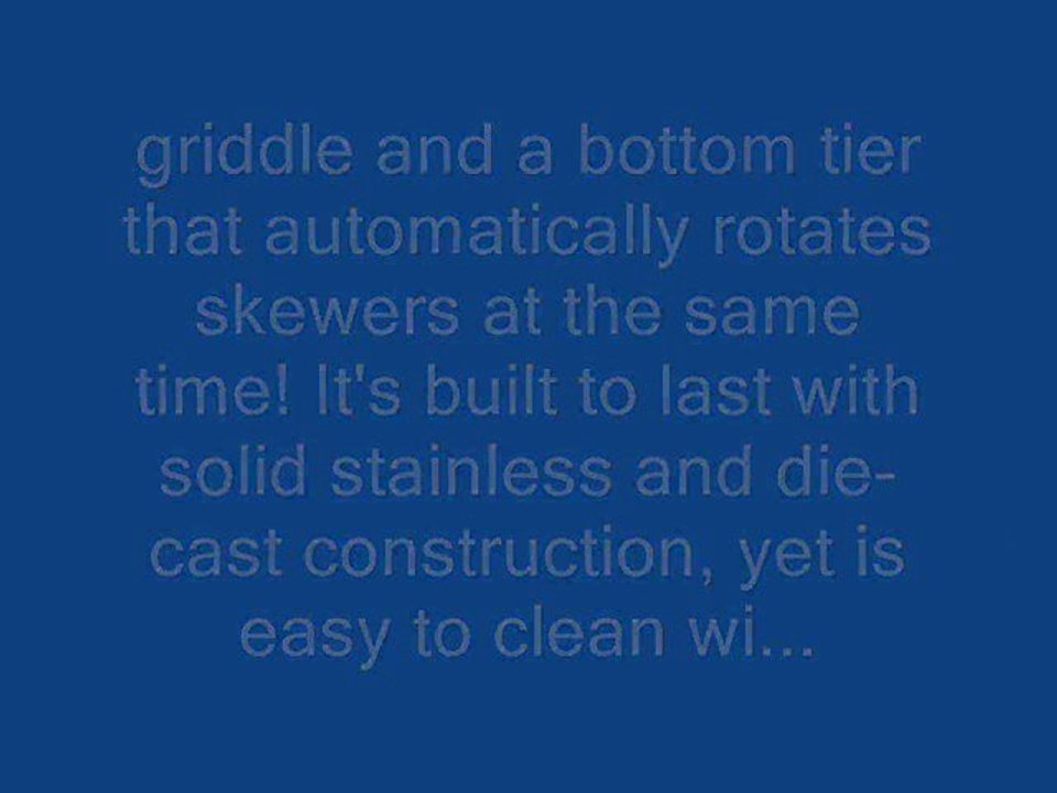 Cuisinart GC-17N Griddler Grill Centro 1700 Watt 2-Tier GrillGri