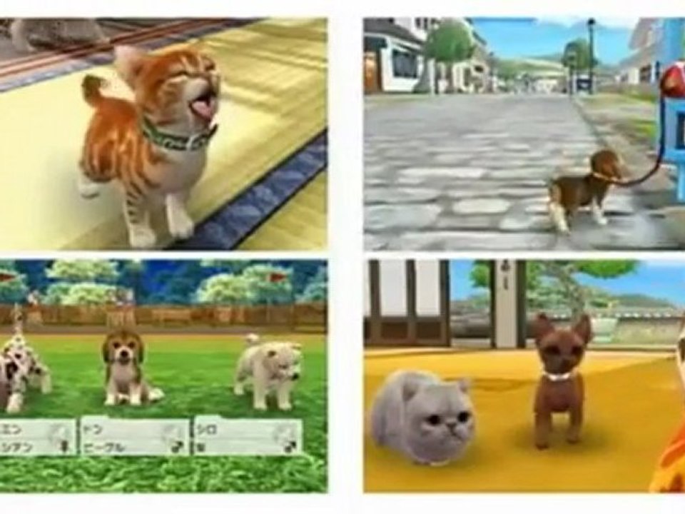 Nintendogs + Cats - Pubs japonaises