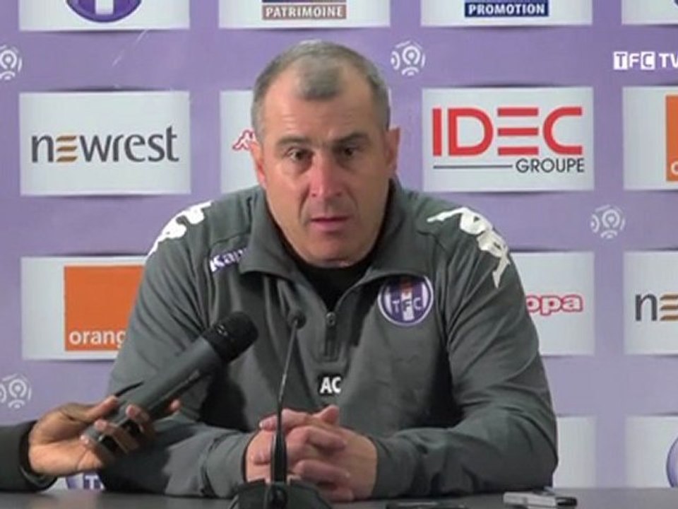 Alain CASANOVA en conférence de presse