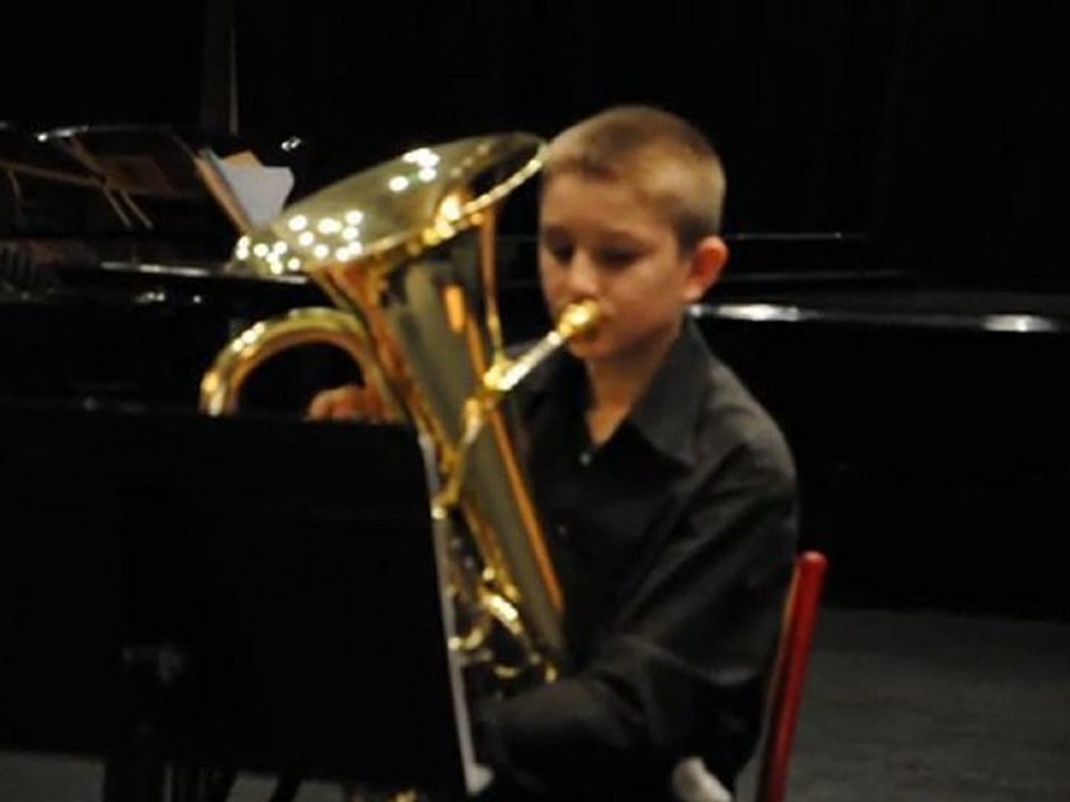 Audition de tuba  Bastien decembre 2011