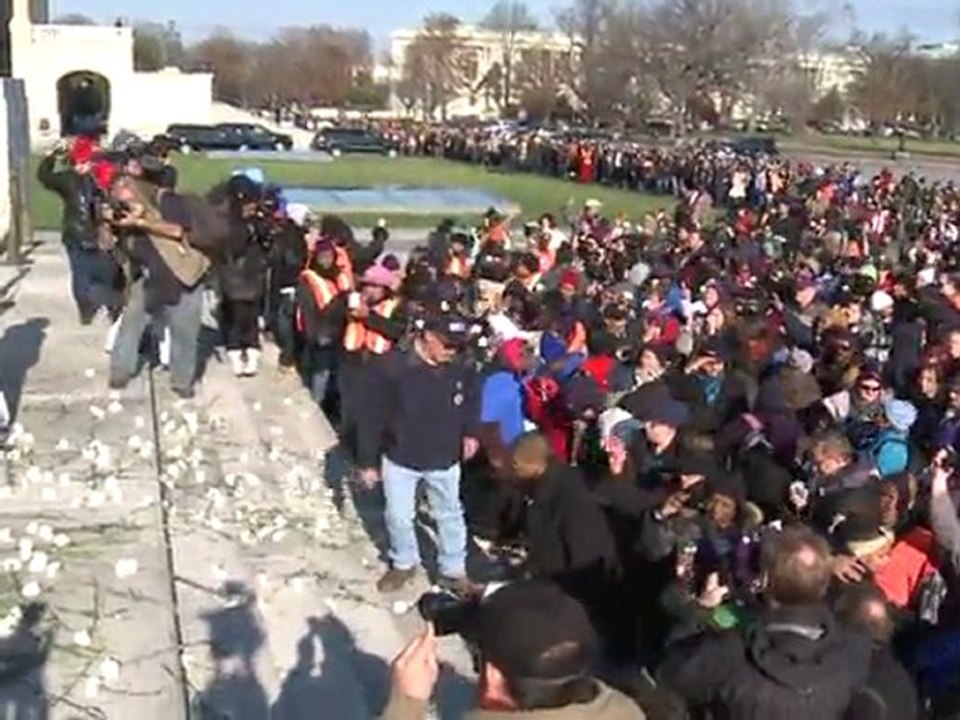 Desempregados protestam em Washington